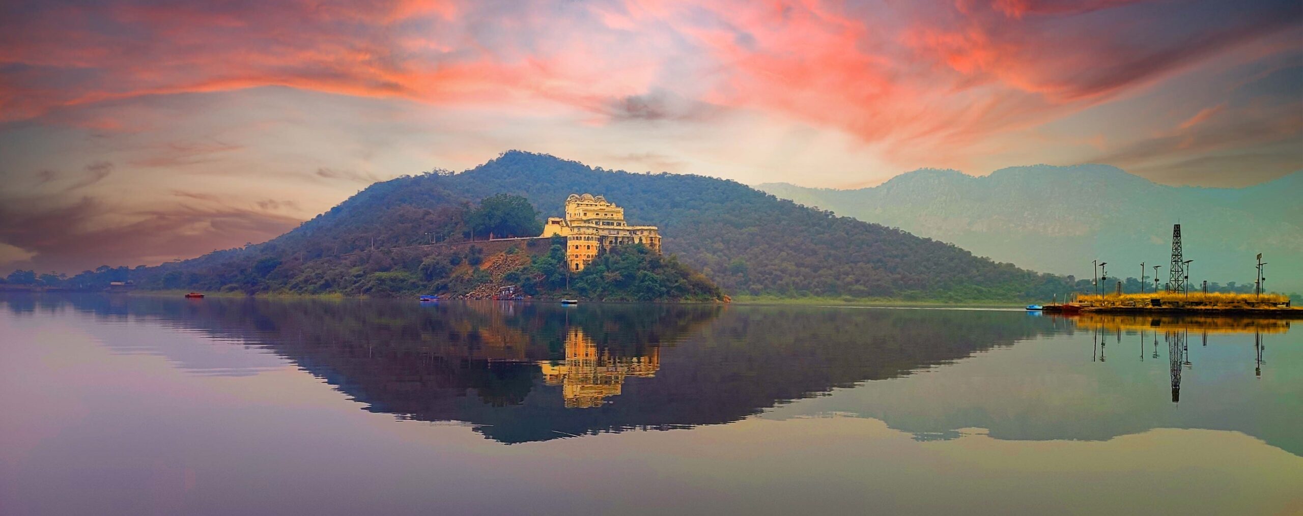 Siliserh Lake and Palace Alwar